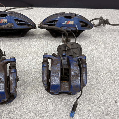 OEM BMW G20 G22 G23 M240 M340 M440 Front Rear Left Right Brake Calipers Blue SET