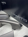 01-06 BMW E46 M3 Convertible Interior Armrests Trim Set Piano Black *Notes*