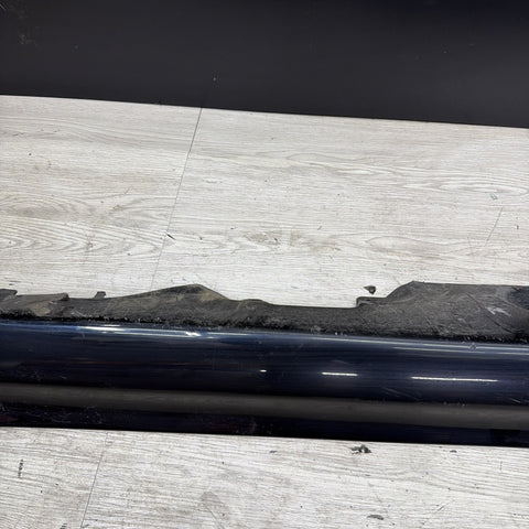 BMW 01-06 E46 M3 Rocker Panel Side Skirt Left Driver Carbon Black 51717890011