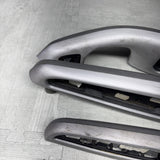 01-06 BMW E46 M3 Convertible Interior Armrests Trim Set Brushed Aluminum *Notes*