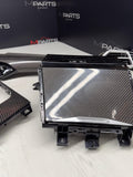 2025-2026 BMW G80 M3 Front Interior Carbon Fiber Trim Panel Set OEM