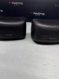 2001-2006 BMW E46 M3 Convertible Black Rear Headrests Head Rests Pair