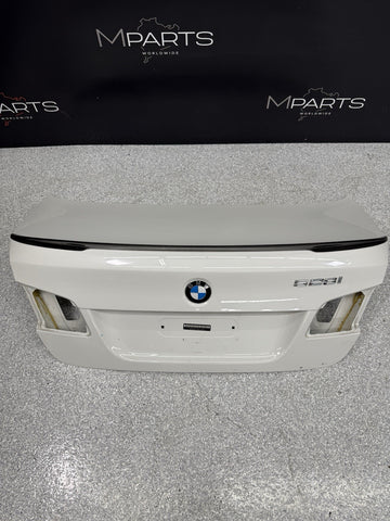 (PICKUP ONLY) 11-16 BMW F10 528i 535i 550i M5 REAR TRUNK LID SHELL PANEL WHITE