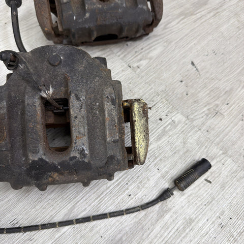 BMW OEM GENUINE E36 M3 Z3 M FRONT BRAKE CALIPERS SET PAIR LEFT RIGHT PAD *RUSTY*
