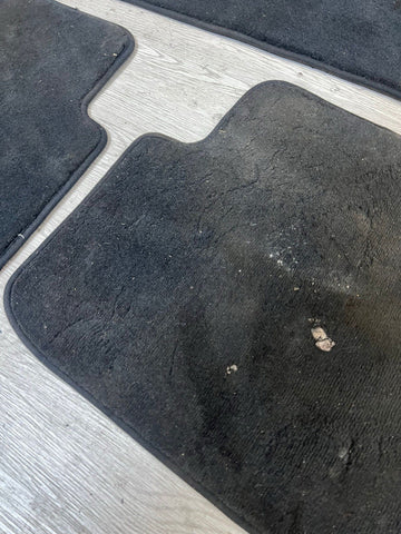 Used Genuine 01-06 BMW E46 M3 Convertible Carpets Floor Mats Black Front & Rear