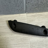 01-06 BMW OEM E46 M3 Brushed Aluminum/Black Vert Trim Armrest Left Driver Rear