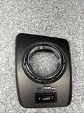 01-06 BMW E46 M3 Center Dome SMG Shift Plate Titan Shadow Grey