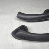 96-02 BMW Z3M Front Passenger Driver Door Card Handles Arm Trims Leather Black