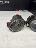 01-06 BMW E46 M3 Front Left Right Passenger Driver Bumper Fog Lights Clear OEM