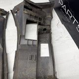 01-06 BMW E46 M3 FRONT BUMPER COVER GUARDS BRACKETS 2695247