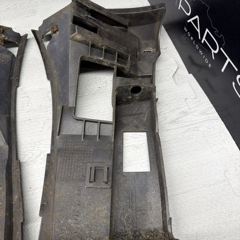 01-06 BMW E46 M3 FRONT BUMPER COVER GUARDS BRACKETS 2695247