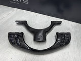 BMW E46 M3 01-06 Carbon Fiber Steering Wheel Lower Upper Trim