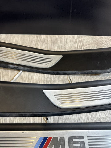 Door Sills Scuff Plates Covers 41217294983 2013-2016 BMW F06 M6 Sedan