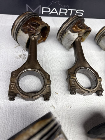 BMW OEM E36 M3 S52 PISTONS CONNECTING RODS SET 11251405702 11241247175