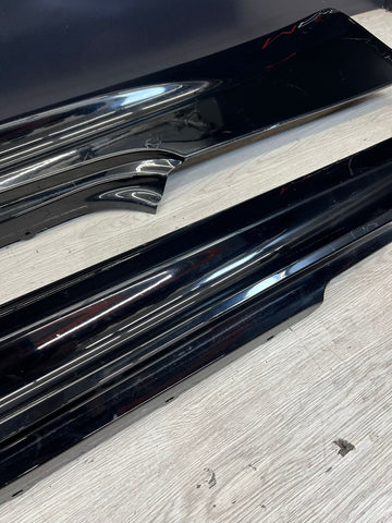 BMW 08-13 E93 M3 Convertible Side Skirts Pair Genuine OEM Jet Black