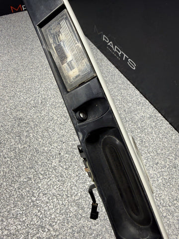01-06 BMW E46 M3 Convertible Trunk Lid Grip Key Deck Handle Alpine White