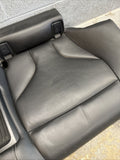 BMW F82 M4 Coupe 15-20 Rear Back Seats Cushion Black Leather Backrest Bench