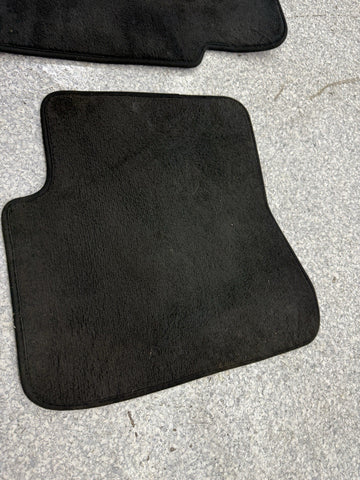 Genuine 01-06 BMW E46 M3 Convertible Carpets Floor Mats Black Front & Rear