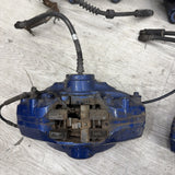 OEM BMW F80 F83 M3 M4 Front Rear 380/370mm Brake Calipers SET Brembo Blue