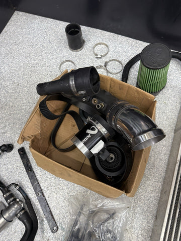 Used Active Autowerke Supercharger Kit w/C38 Rotrex BMW S54 E46 M3 2001-2006
