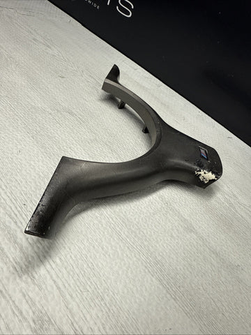 OEM 01-06 BMW E46 M3 Lower Steering Wheel Trim Cover Plate Titan Shadow Grey