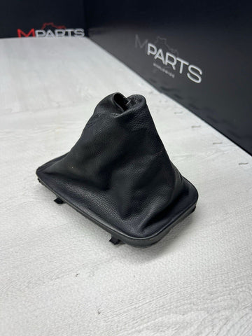 BMW E46 323 325 330 M3 Leather Shift Shifter Tri Stitch Boot Cover + Ring