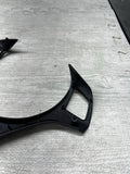 08-13 BMW E90 E92 E93 M3 Lower Steering Wheel Trim Cover Plate Black
