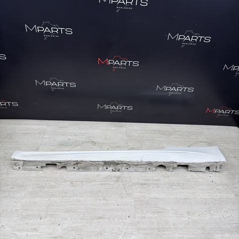 08-13 BMW E92 E93 M3 OEM Left Side Skirt Rocker Panel Alpine White