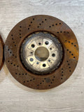 12-17 BMW F06 F10 F12 F13 M5 M6 FRONT BRAKES DISCS ROTORS OEM PAIR