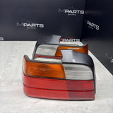 BMW 3 Series E36 M3 94-99 4dr Sedan Rear Amber Tail Lights Lamps Set OEM *Notes*