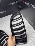 BMW 15-20 F80 F82 F83 M3 M4 Bumper Kidney Grilles Black OEM