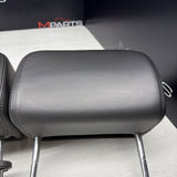 2001-2006 BMW E46 M3 Convertible Black Rear Headrests Head Rests Pair 64k Miles