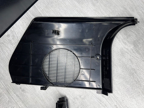 91-99 BMW E36 3 Series M3 Dead Pedal Cover Kick Panels Trims Covers Black OEM