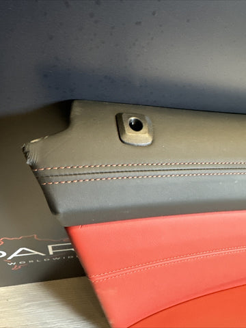 BMW 21-26 G80 M3 Sedan OEM Front Left Driver Door Card Panel Fiona Red