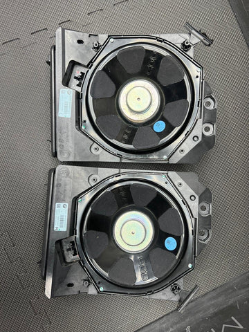 BMW F22 F23 FRONT RIGHT LEFT SIDE UNDER SEAT SPEAKERS SUBWOOFERS 9210149 9210150