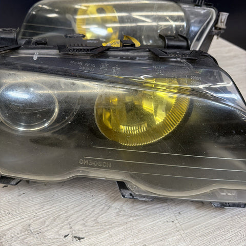 02-06 BMW E46 M3 OEM ORIGINAL Bi Xenon Headlights *Notes*