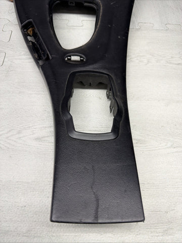 08-13 BMW E90 E92 M3 OEM  Front Center Console Cover Leather DCT *Scratches*