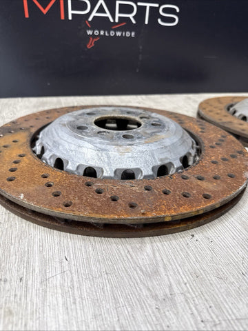 13-17 BMW F06 F10 F12 F13 M5 M6 REAR BRAKE DISCS ROTORS