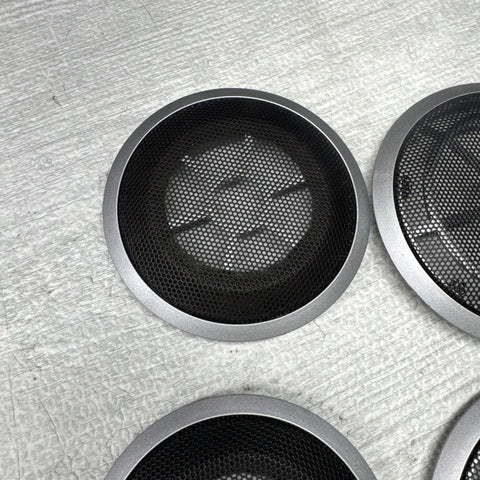 07-13 BMW E92 E93 3-Series 2dr Front Rear Door Individual Speaker Covers Trims