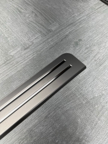 15-19 FERRARI 488 GTB GENUINE DOOR SILL SCUFF PLATE LOGO EMBLEM BADGE