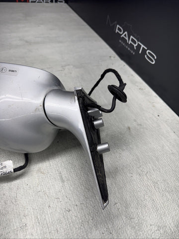 01-06 BMW E46 M3 Left Driver Side View Mirror Titan Silver *Notes*
