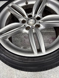 OEM BMW F10 F13 Front Wheel Rim 19x8.5 ET33 Double Spoke Style 351 Silver *Crack