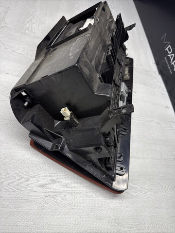 BMW 07-13 E92 M3 Extended Fox Red Leather Glove Box Glovebox Storage Compartment