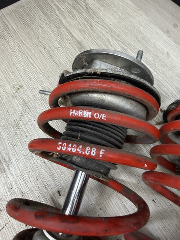 01-06 BMW E46 M3 KONI Front & Rear Suspension Struts Shocks H&R Lowering Springs