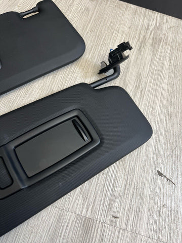 18-23 BMW X3M X4M X3 X4 Front Sun Visors Set OEM Black