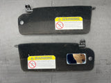 2000-2009 Honda S2000 AP1 AP2 Sun Visors Pair Genuine OEM Black