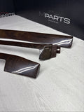 01-06 BMW E46 325 330 M3 Headlight Switch Radio Dash Trims Wood
