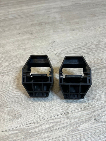 NEW BMW E46 M3 RADIATOR MOUNTS SUPPORT BRACKETS PAIR GENUINE OEM 17.111436264