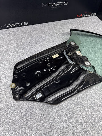 07-13 OEM BMW E93 328i 335i M3 Rear Right Passenger Side Window Regulator Glass