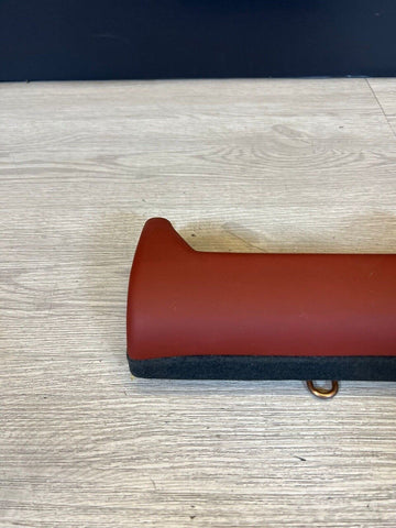 08-13 BMW E92 M3 Coupe Rear Seat Bottom Bench Fox Red Leather Insert Trim